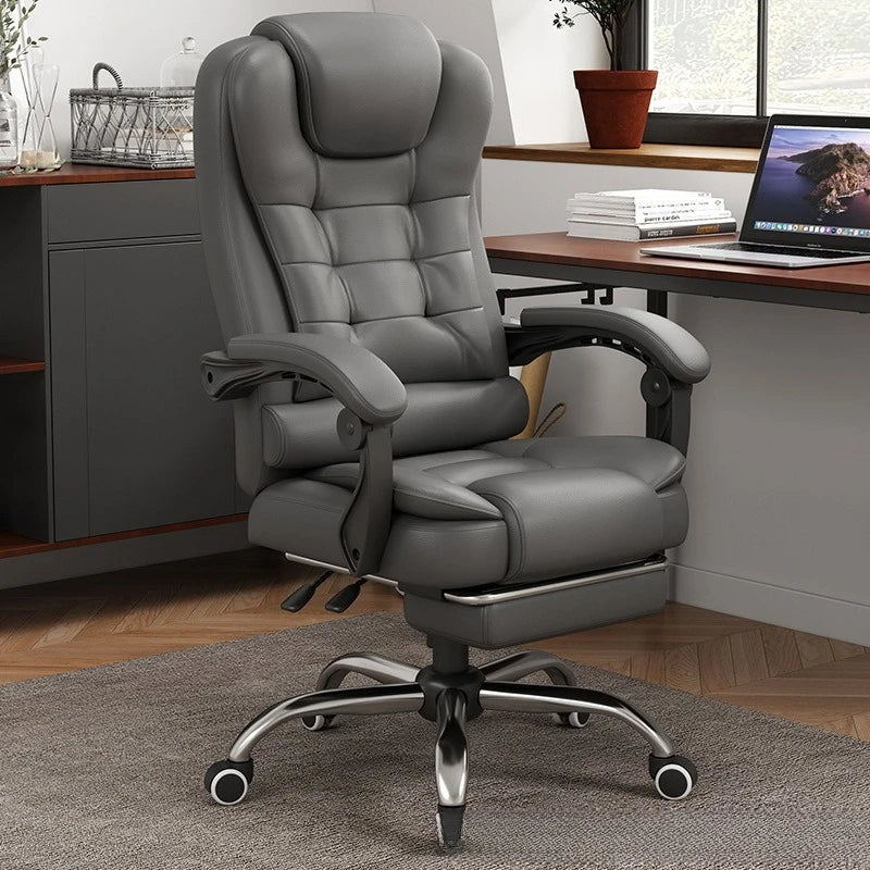 Computer chair Household comfortable boss chair Lifting swivel chair Recumbent back office chair
