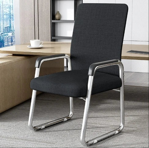 Office Chair Computer Chair, Comfortable Home Sitting Bow Chair,Student Dormitory Backrest Conference Staff Chair
