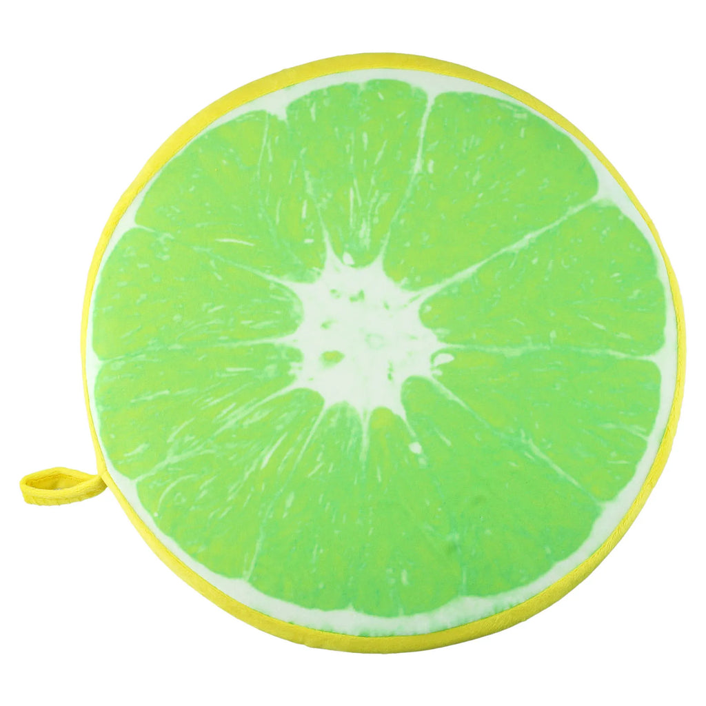 Cartoon Fruits Print Round Bar Chair Cushion Cover Anti-Slip Seat Cushion Slipcover Soft Stool Cushion Covers Slipcover