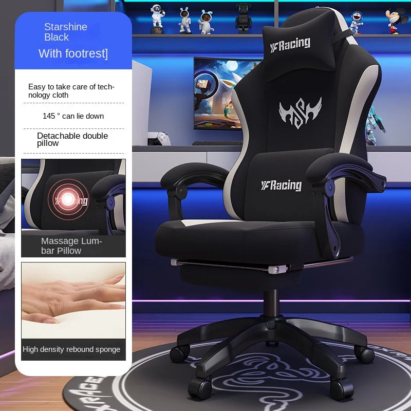 Olevo Wooden Gaming Chair Couch Computer Chair Comfortable Sedentary Reclining Office Chair Fotel Gamingowy Chaise De Bureaux