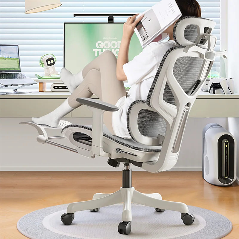 Chair Computer Chairs for Living Room Desk Footrest Adjustable Furniture White Gaming Chair Free Delivery Office Automation
