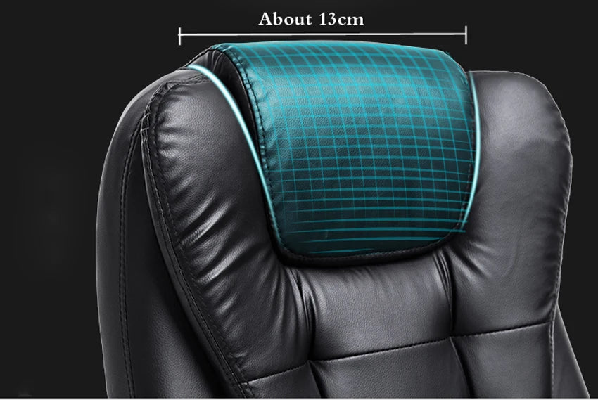 Office Boss Chair Ergonomic Computer Gaming Chair Internet Cafe Seat Household Reclining Seven-point massage Chair With Footrest