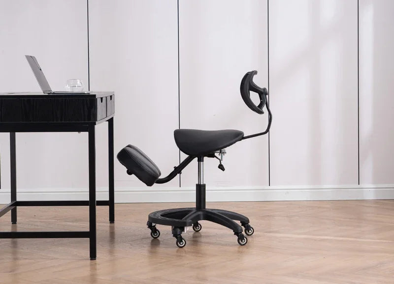 Ergonomic Kneeling Chair for Home Office Swivel Lift Student Study Stool Computer Task Chair to Improve Sitting Posture