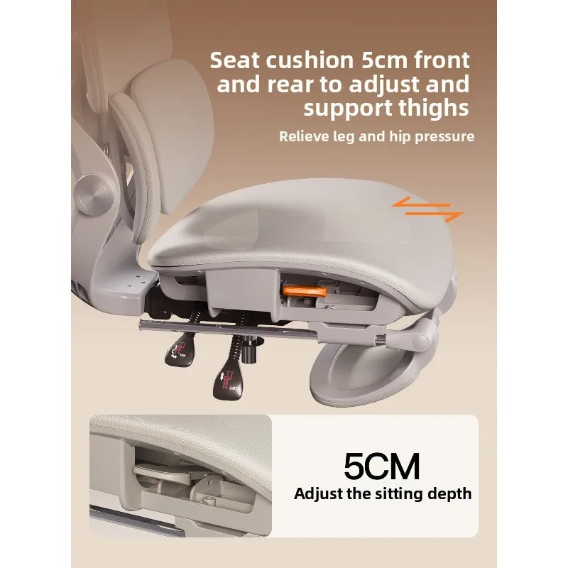 Ergonomic Chair for Long Sitting Comfort Office Computer Chair with Lumbar Support Gaming Chair for Home