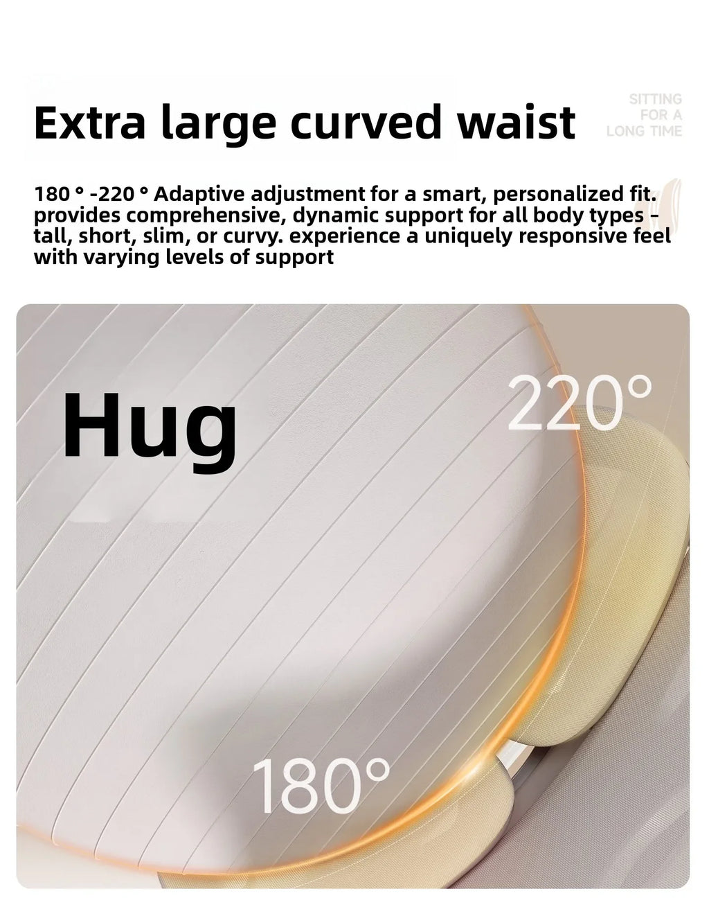 Ergonomic Chair for Long Sitting Comfort Office Computer Chair with Lumbar Support Gaming Chair for Home