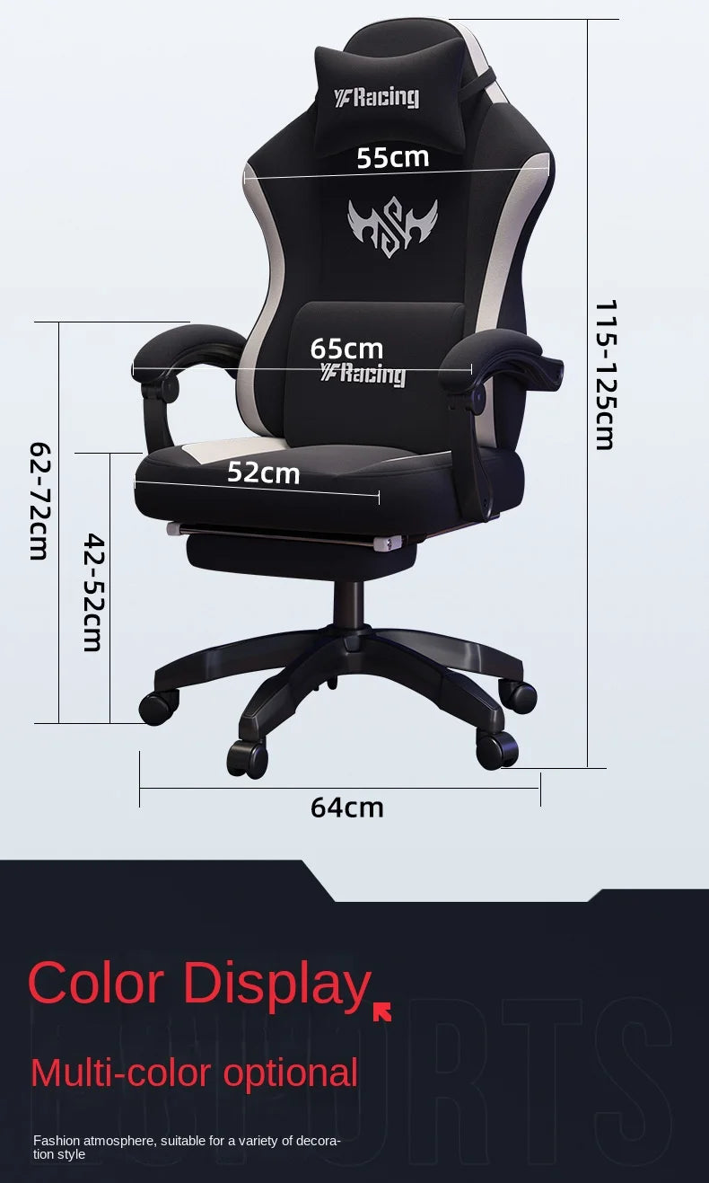 Olevo Wooden Gaming Chair Couch Computer Chair Comfortable Sedentary Reclining Office Chair Fotel Gamingowy Chaise De Bureaux