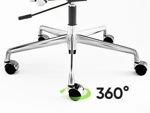 White Mid Back Genuine Leather Swivel Chairs Ergonomic Office Chair Adjustable Swivel Leather Gaming Chair Ribbed Office Chair