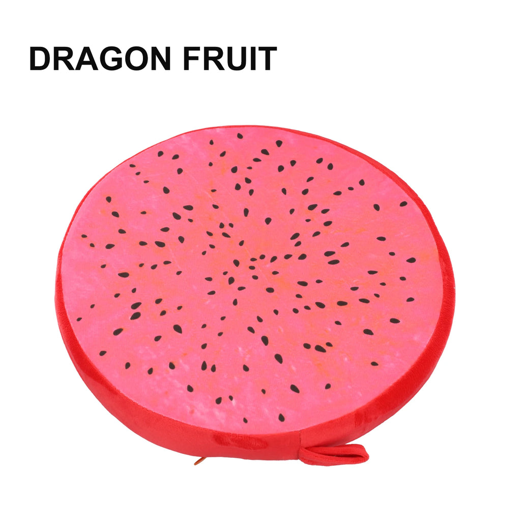 Cartoon Fruits Print Round Bar Chair Cushion Cover Anti-Slip Seat Cushion Slipcover Soft Stool Cushion Covers Slipcover