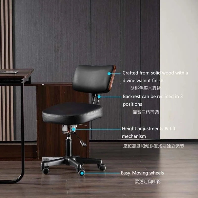 Adjustable Balance Office Chair - Back Support Angled Seat Height & Angle Computer Study Chair for Home And Office Furniture