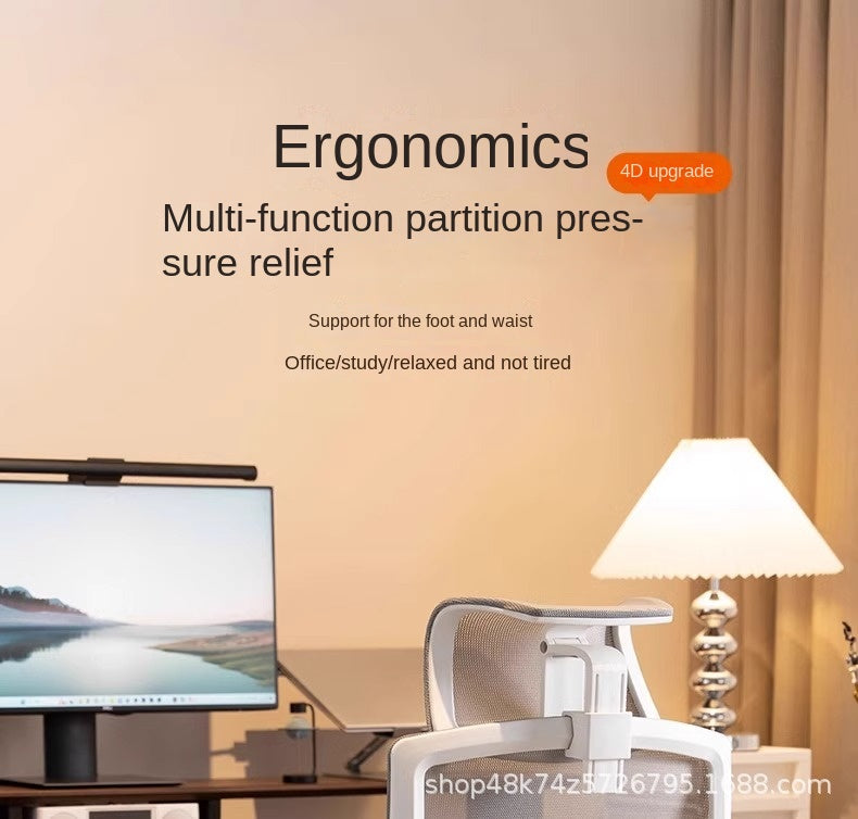 UVR Gaming Computer Chair Home Computer Chair Ergonomic Backrest Chair Sedentary Comfortable Reclining Seat Office Chair