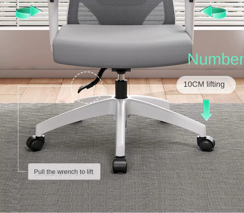 UVR Gaming Computer Chair Sitting Comfort Reclining Boss Chair Breathable Mesh Staff Chair Ergonomic Design Office Chair