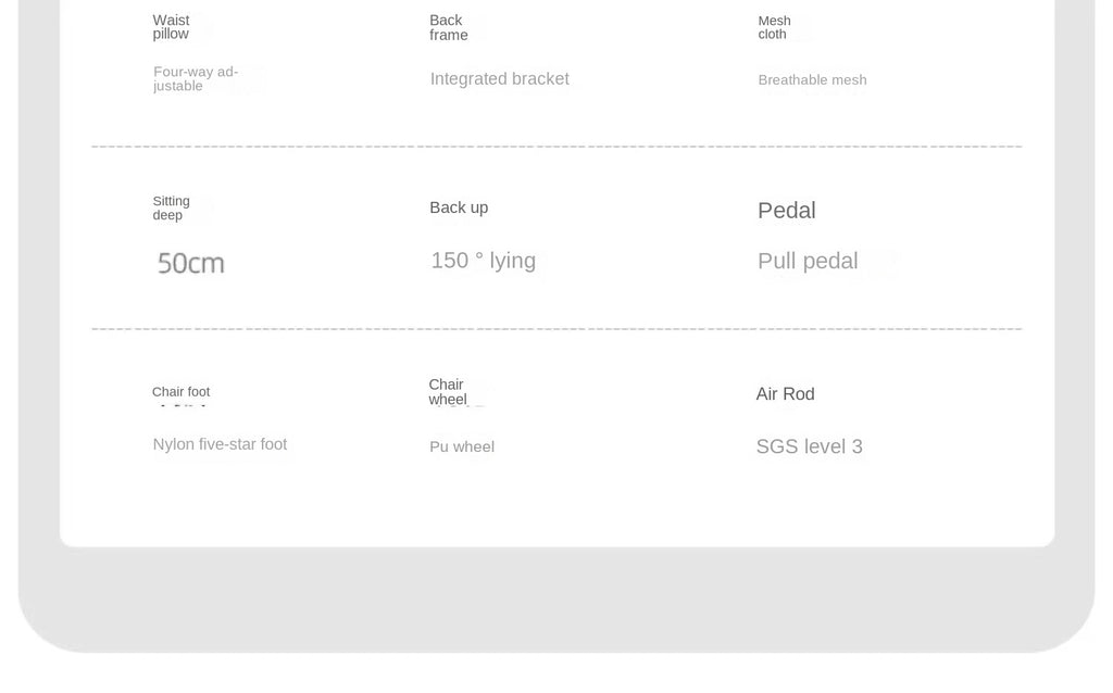 UVR Gaming Computer Chair Sitting Comfort Reclining Boss Chair Breathable Mesh Staff Chair Ergonomic Design Office Chair